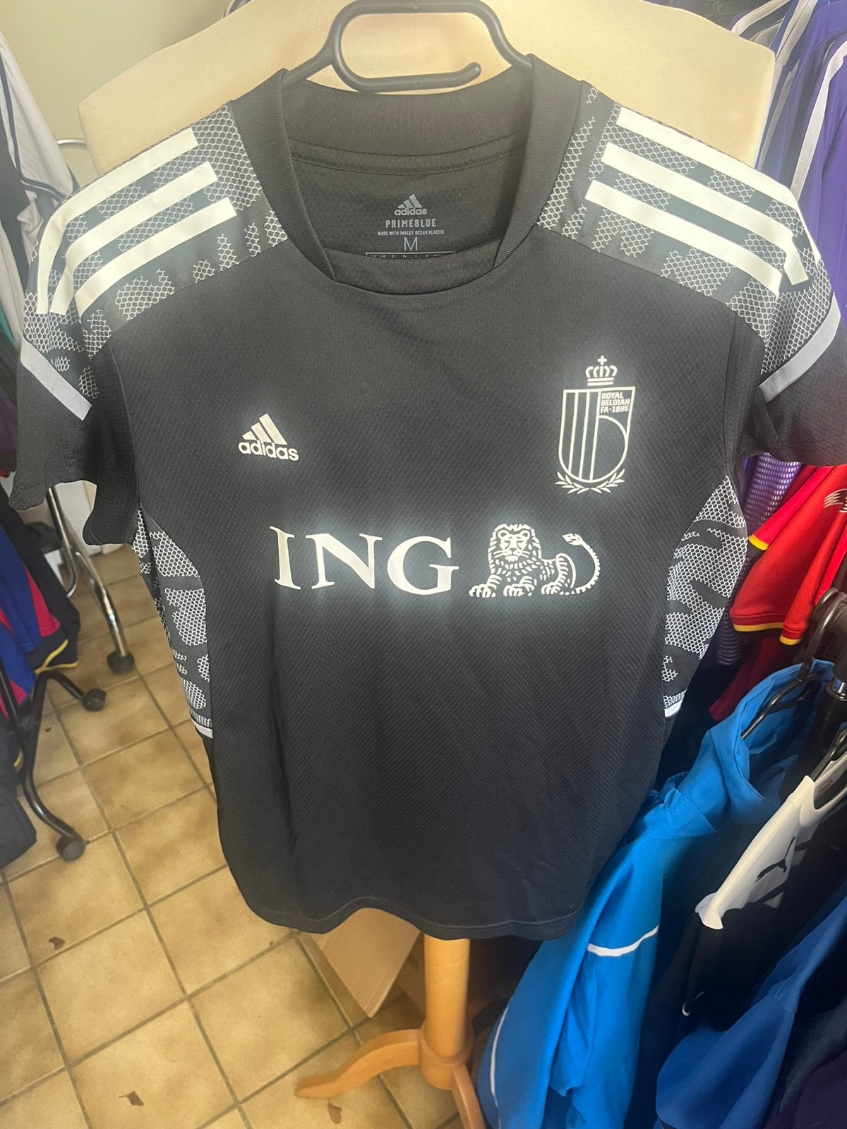 T-shirt België, Sport en Fitness, Voetbal, Ophalen of Verzenden, Zo goed als nieuw, Shirt