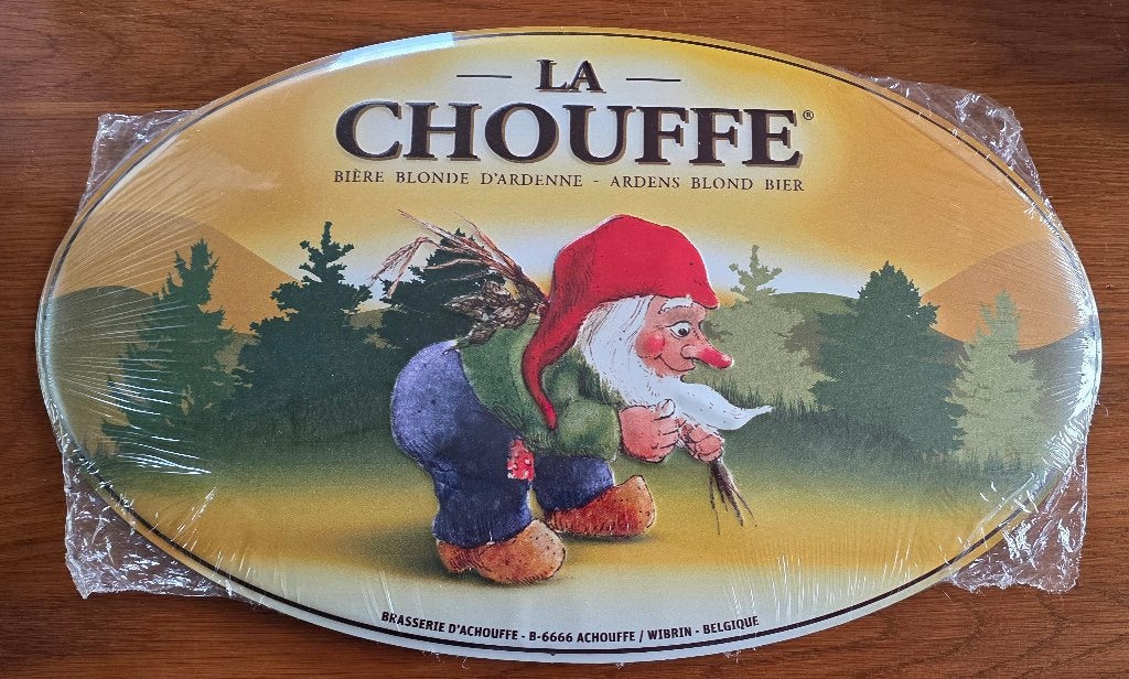 Plaque chouffe, Ophalen, Nieuw, Reclamebord, Plaat of Schild, Duvel
