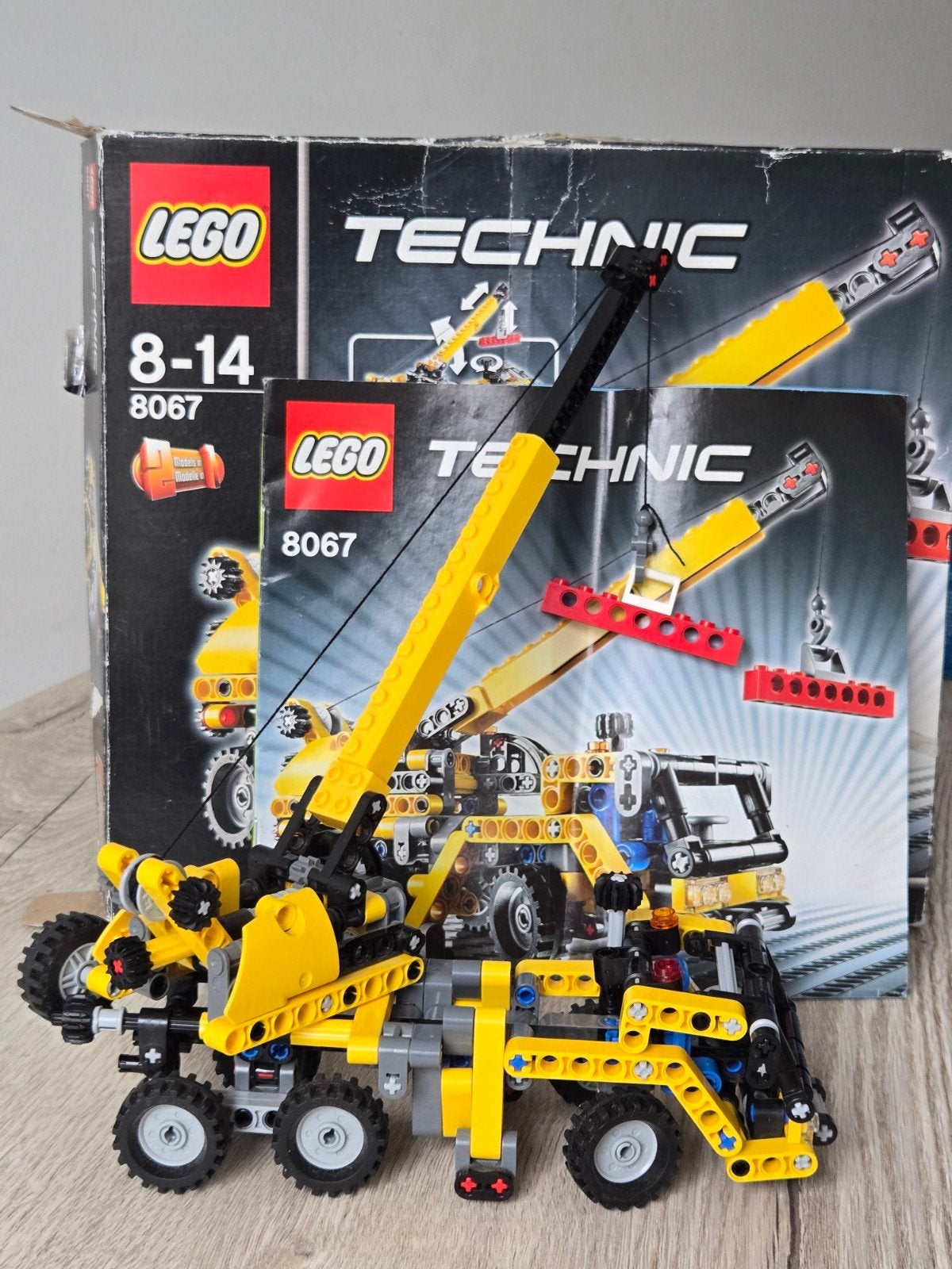 Lego Technics 8067 de mobiele kraan, Compleet, Lego, Technic