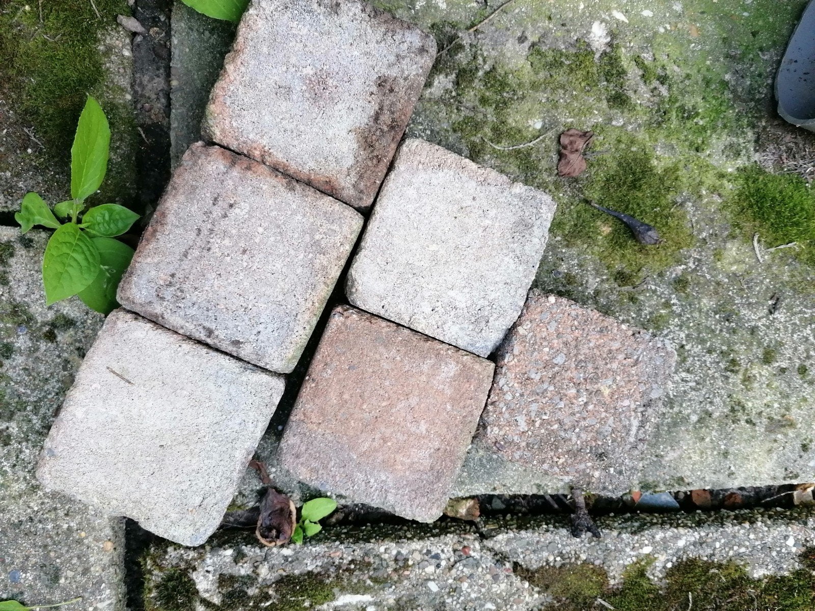 Trommelstenen +-330 stuks, Ophalen