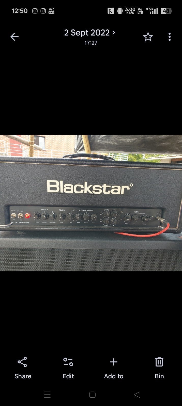 Blackstar HT STAGE 100, Muziek en Instrumenten, Versterkers | Bas en Gitaar, Ophalen