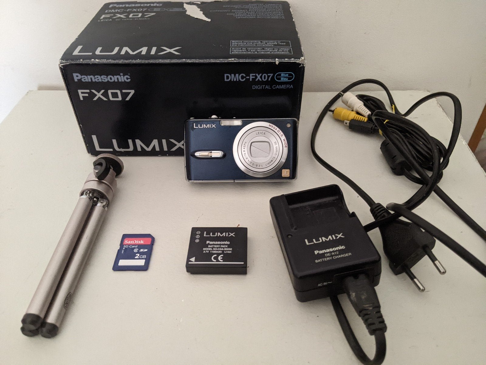 Panasonic Lumix DMC-FX07 Digitale Camera, TV, Hi-fi & Vidéo, Appareils photo numériques, Enlèvement ou Envoi, Comme neuf, Autres Marques