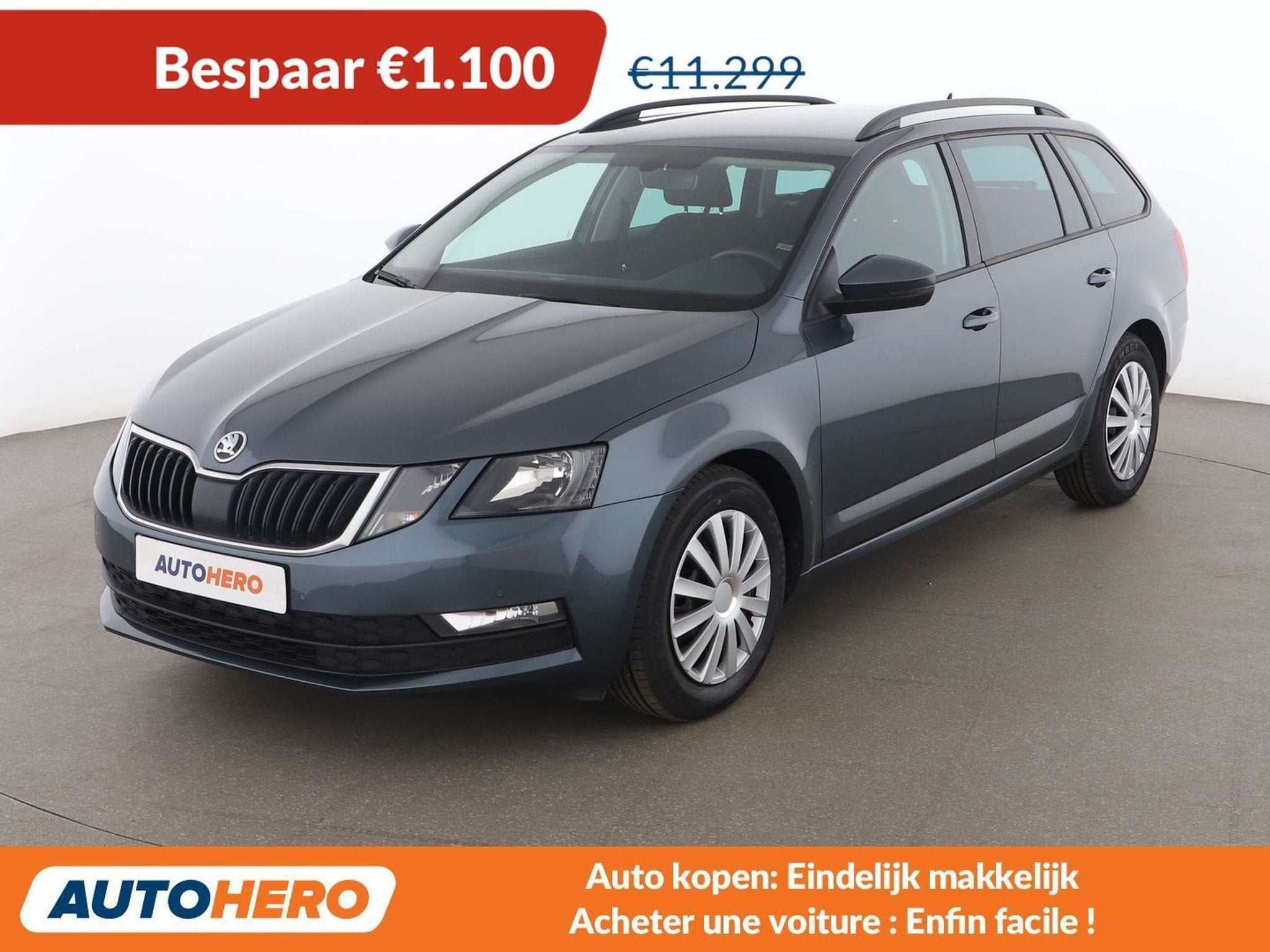 Skoda Octavia 1.0 TSI Ambition (bj 2020), Auto's, Voorwielaandrijving, Stof, Gebruikt, Euro 6