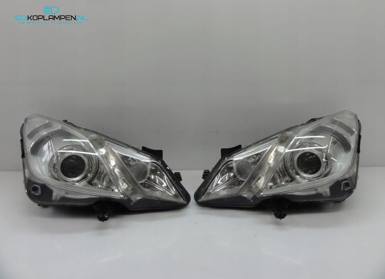 Mercedes E Klasse W207 coupe Bi Xenon koplamp koplampen link, Ophalen, Gebruikt, -, -