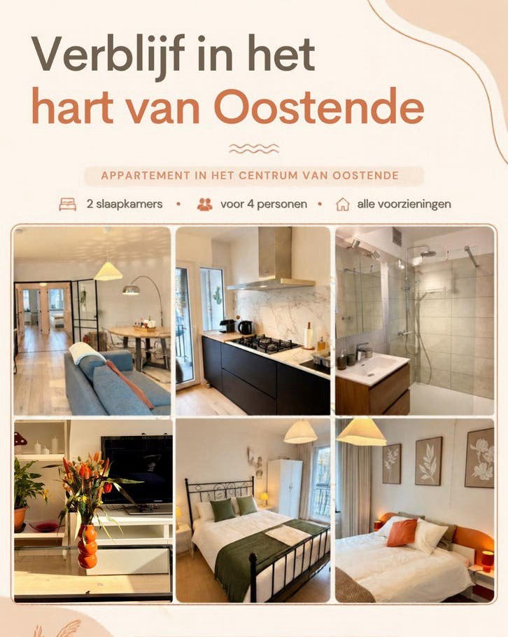 Appartement vakantieverhuur in Oostende, Ophalen, Zo goed als nieuw