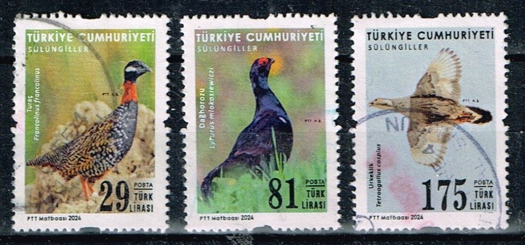 Timbres de Turquie - K 6205 - ressemblant à un faisan, Envoi, Autres pays, Affranchi