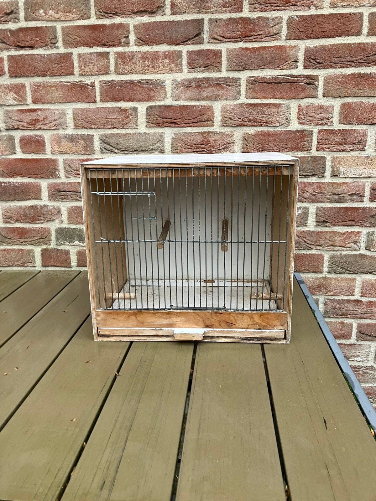 HOUTEN VOGELKOOI/ VERVOERSKOOI NU 15 EURO !!, Enlèvement, Comme neuf, Autres types