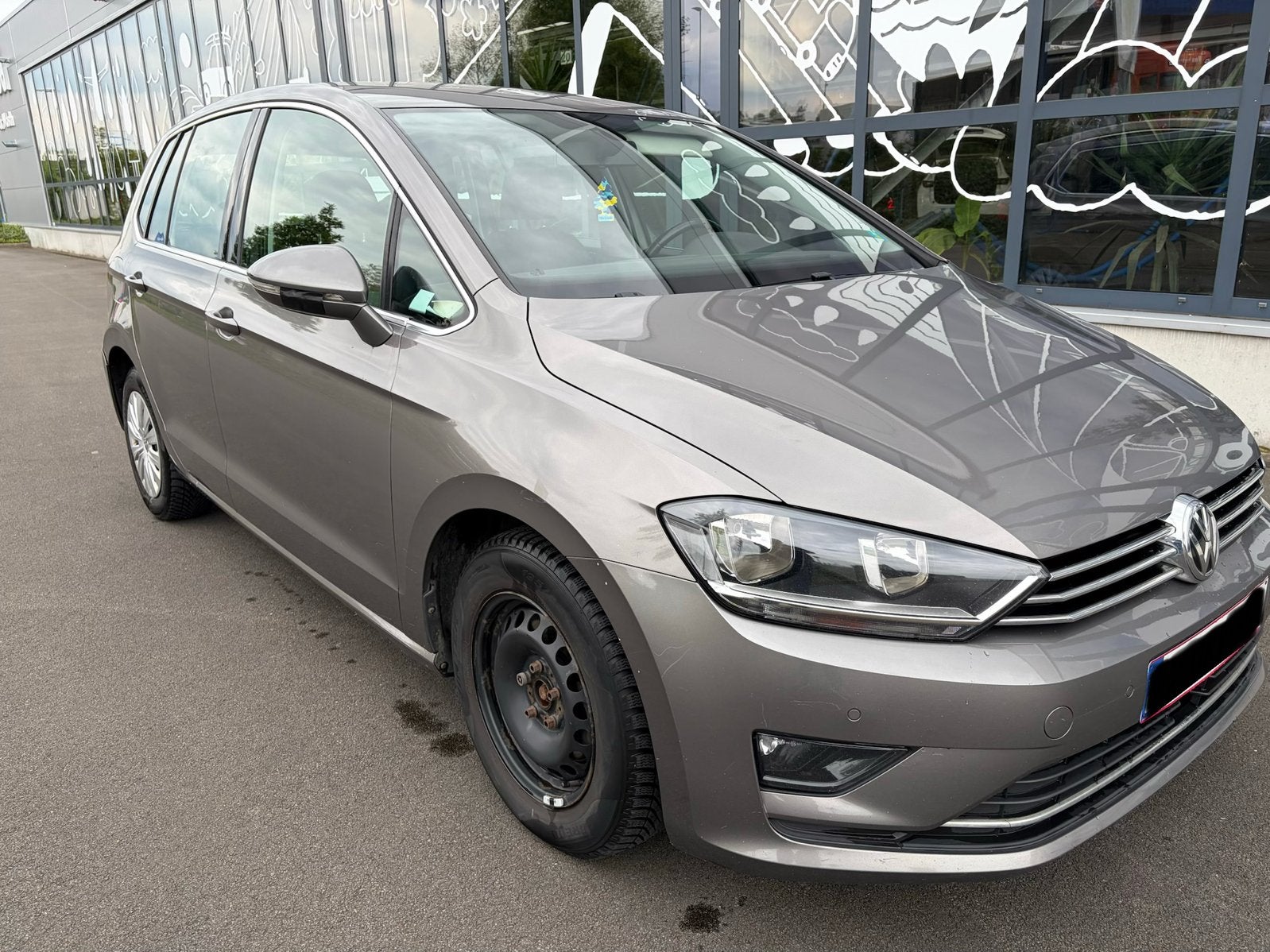 Volkswagen golf sportsvan 2l tdi euro 6, Autos, Argent ou Gris, Achat, Euro 6, Boîte manuelle