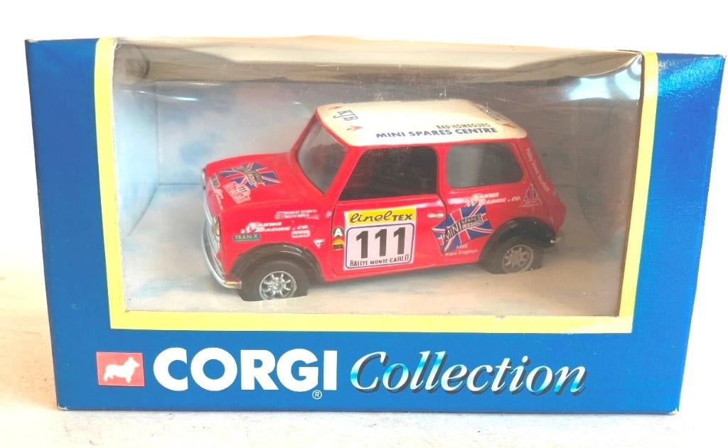 Mini MONTE CARLO rally CORGI collection # 04408., Enlèvement ou Envoi, Comme neuf, Voiture