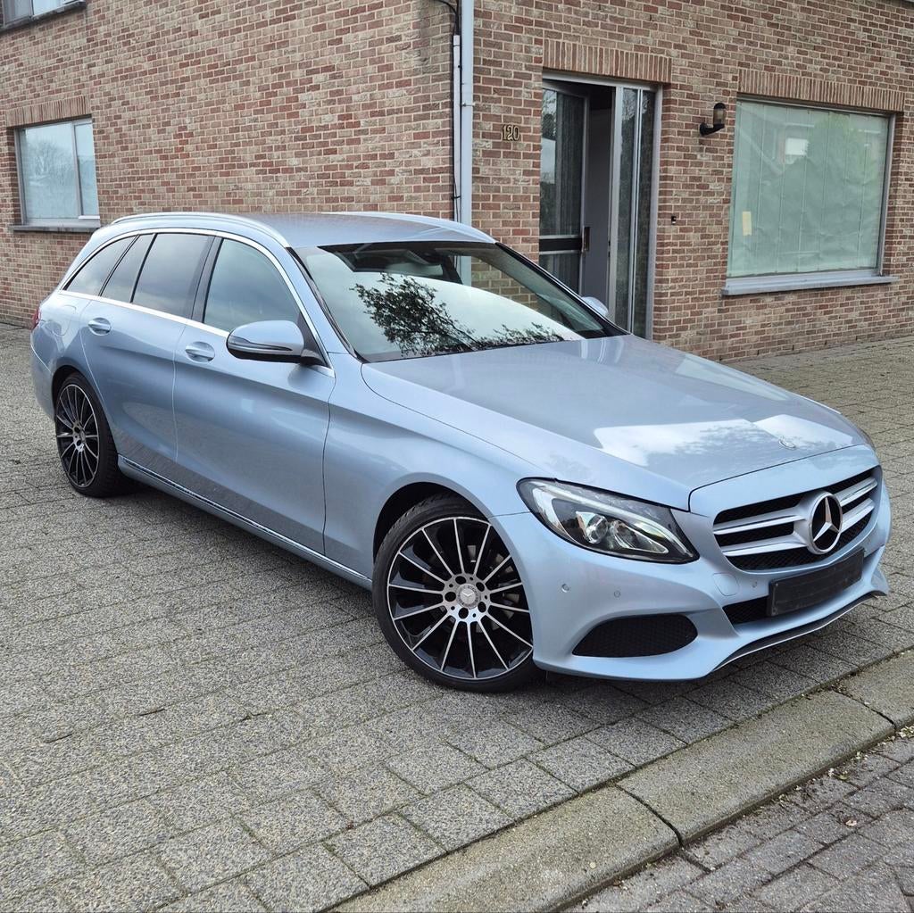 Mercedes-Benz C200d Navi/airco etc..., Auto's, Mercedes-Benz, 100 kW, Euro 6, Leder en Stof, Bedrijf