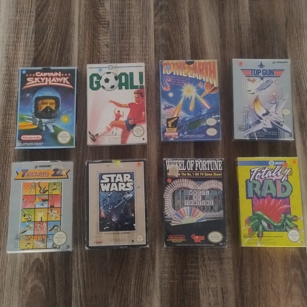 Nintendo NES boxed games, Ophalen of Verzenden, Gebruikt