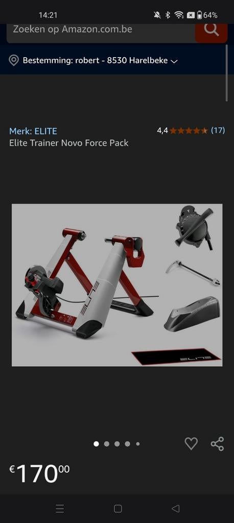 Fiets rollen, Enlèvement ou Envoi