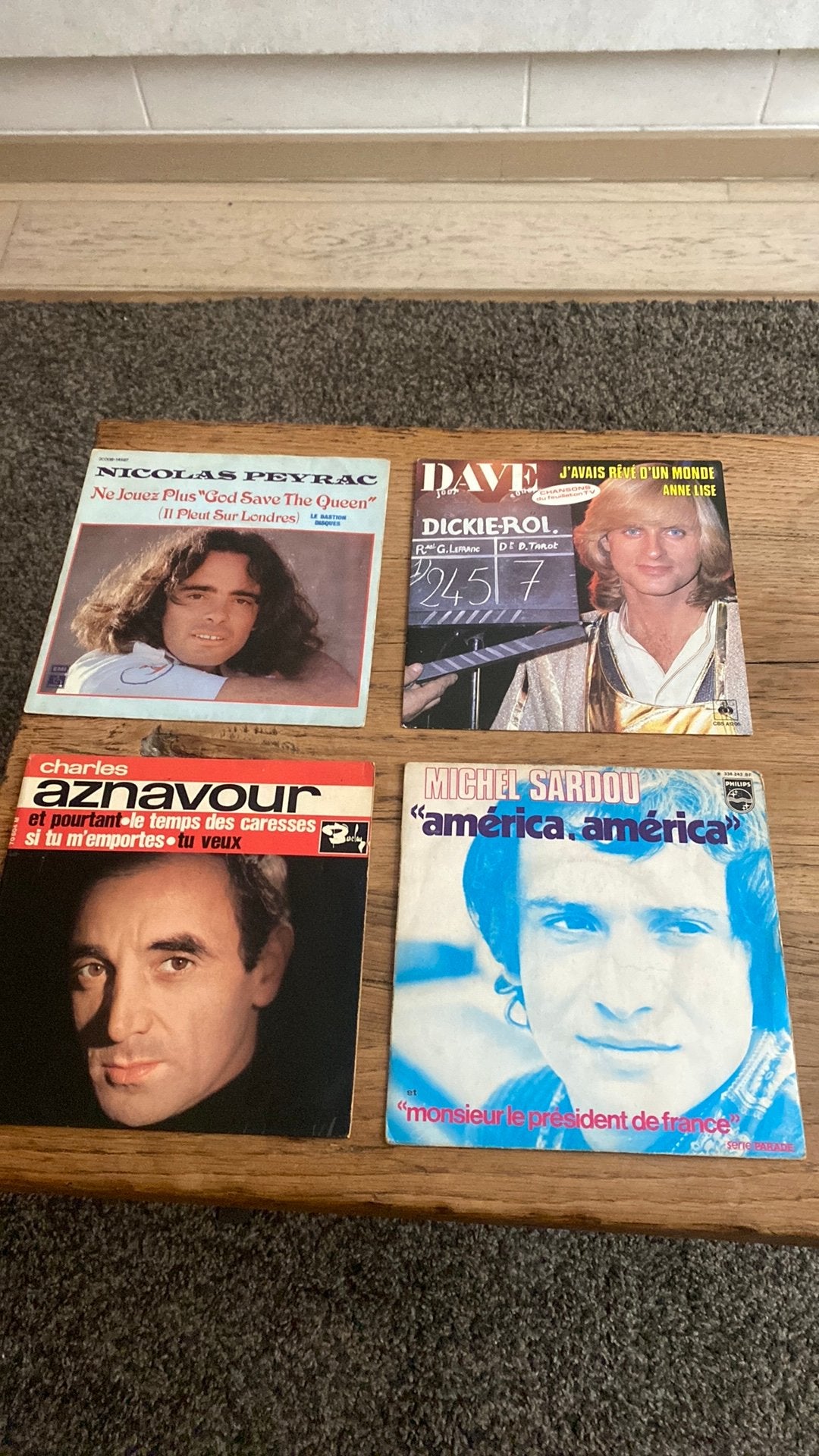 Lot de 45 tours x 4, CD & DVD, Vinyles | Pop, Enlèvement, Utilisé
