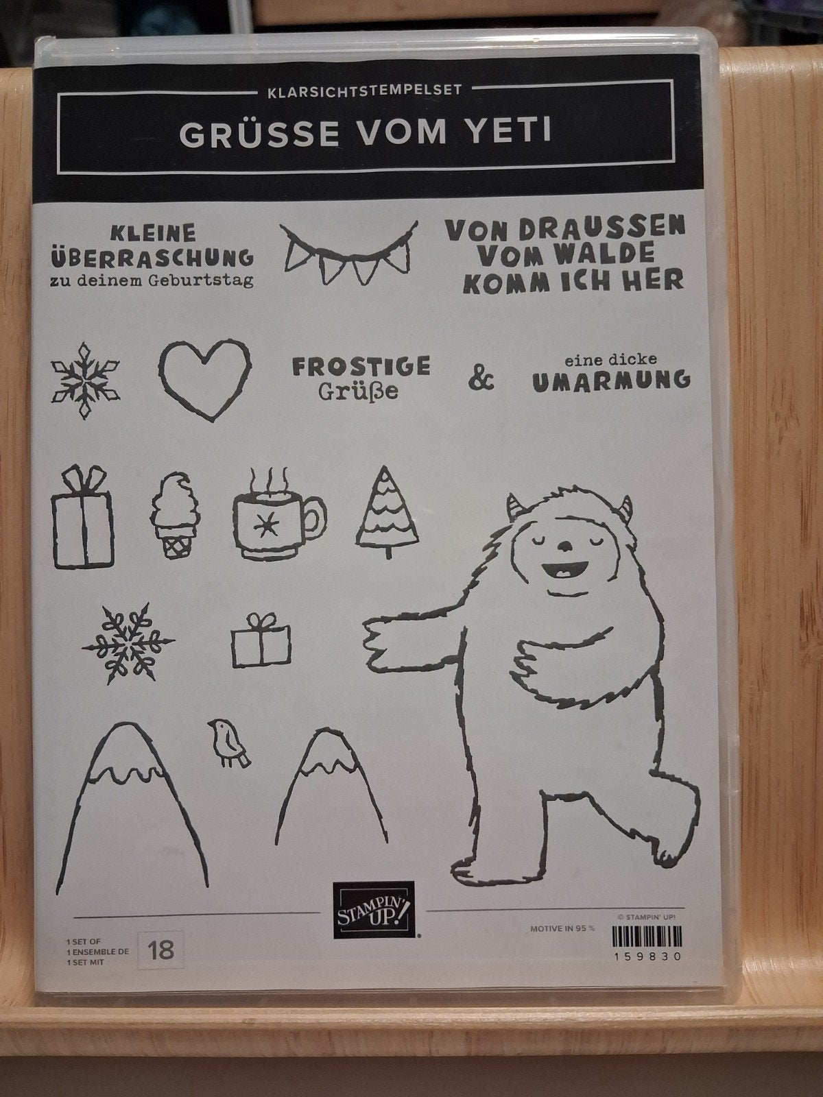 Stampin Up - Stempelset Grüsse vom Yeti, Ophalen