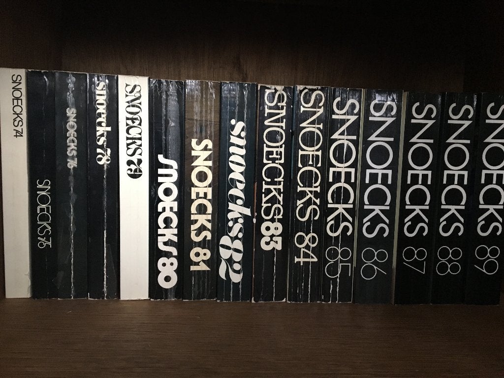 Snoecks jaarboeken van 1974 tem 2007, Ophalen, SNOECKS