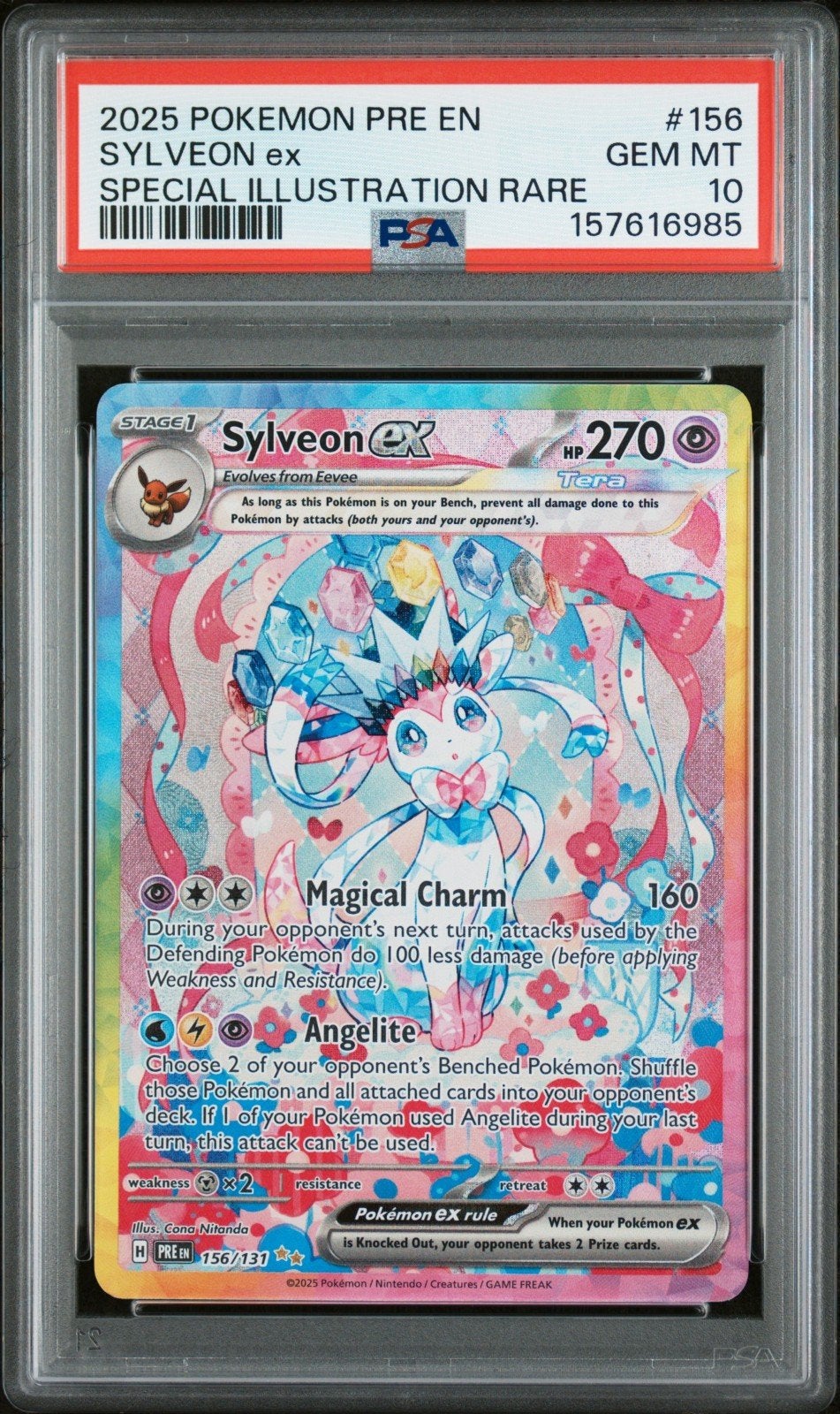 pokemon Sylveon sir prismatic evolution psa 10, Enlèvement ou Envoi