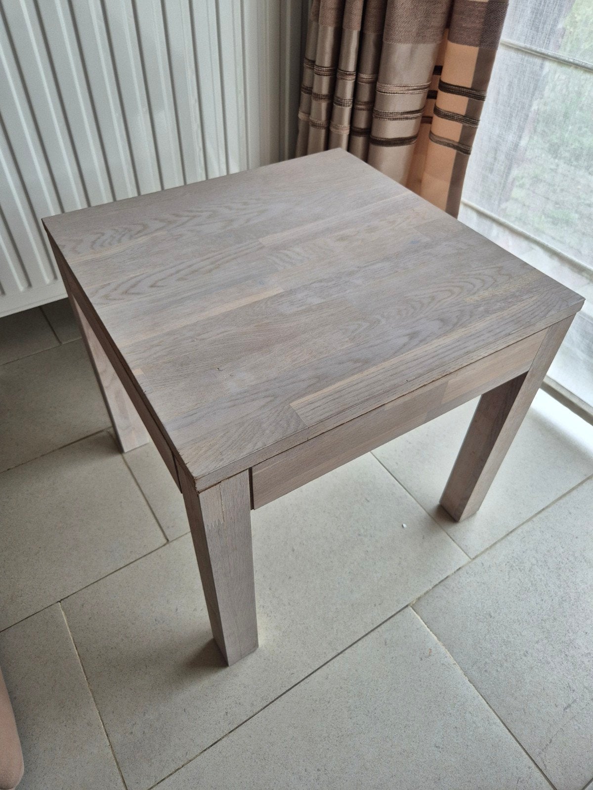 Houten Bijzettafel lichte kleur, Ophalen