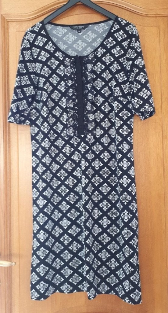 Alice Temperley JBC - robe - noir/blanc - taille 36- stretch, Noir, Envoi, JBC, Taille 36 (S)