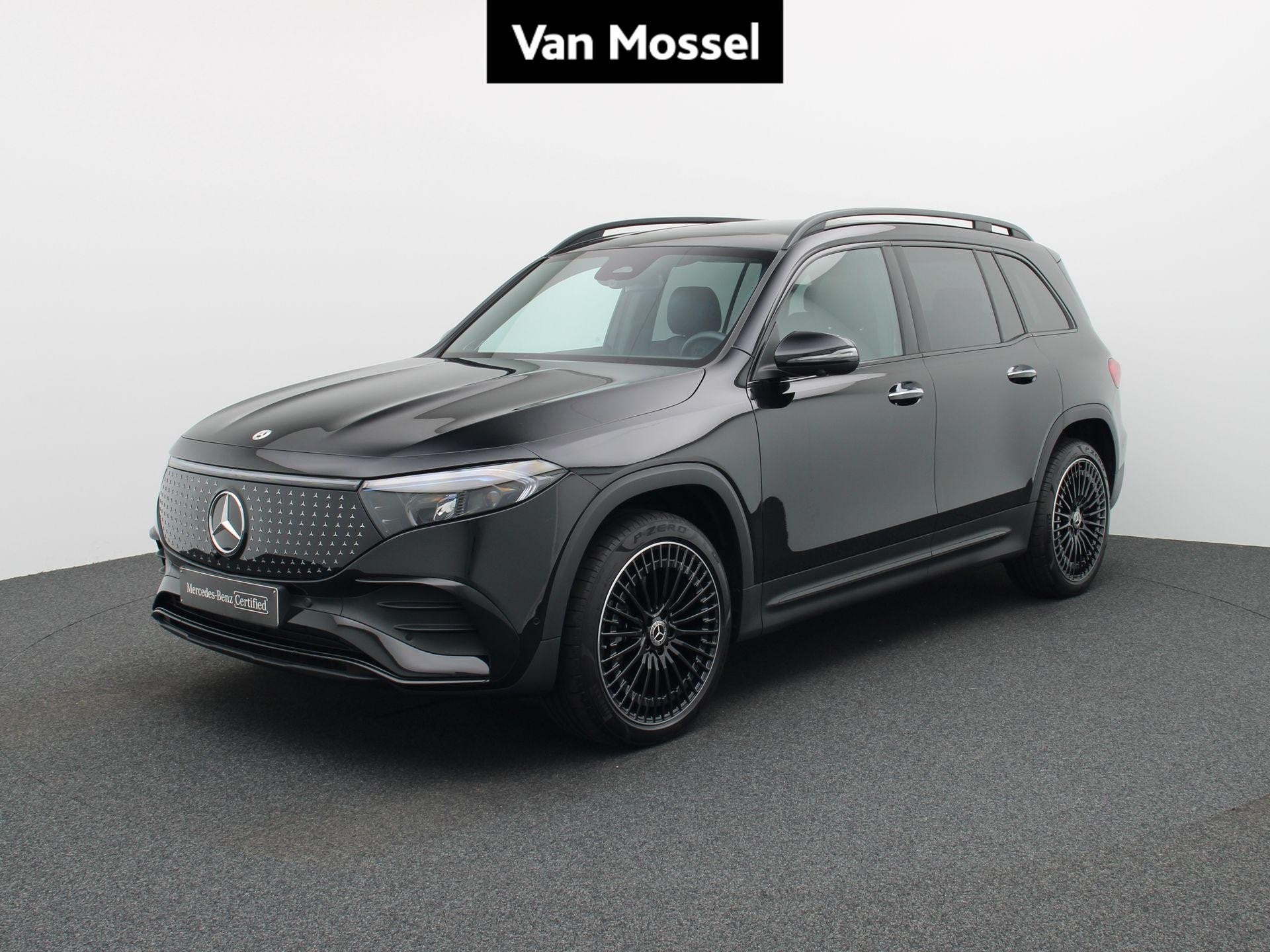 Mercedes-Benz EQB 250+ Star Edition + BURMESTER + HEAD UP +, Auto's, Stof, Gebruikt, Zwart, LED verlichting