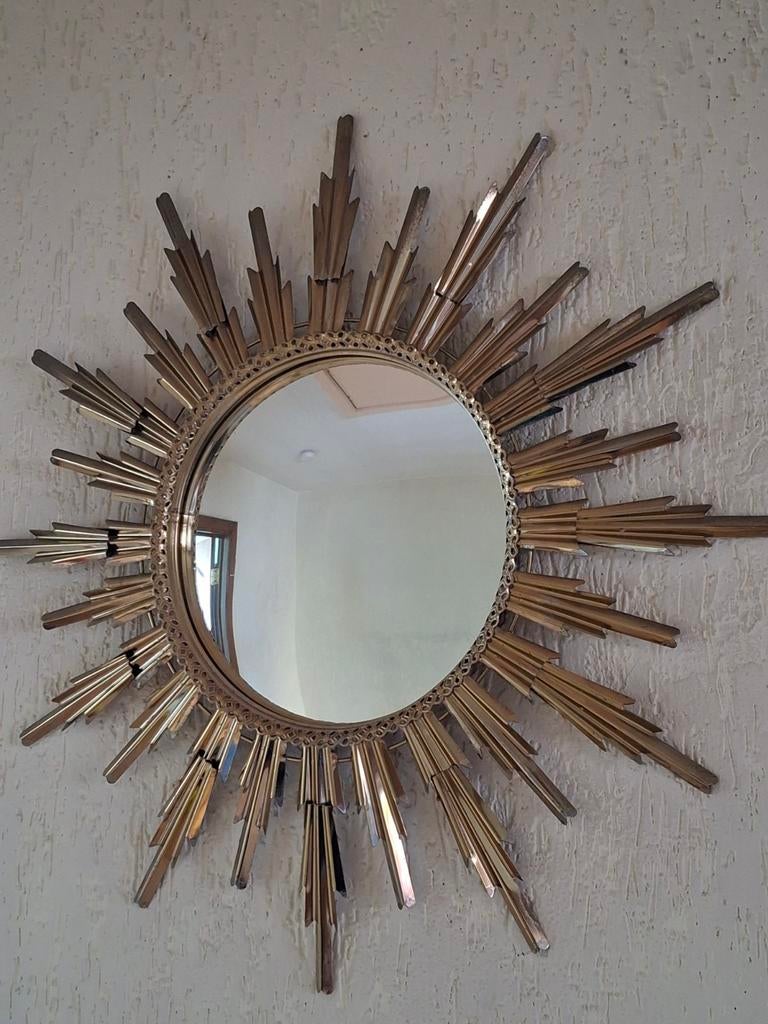 Retro Modernist Starburst Sunburst wandspiege, Ophalen