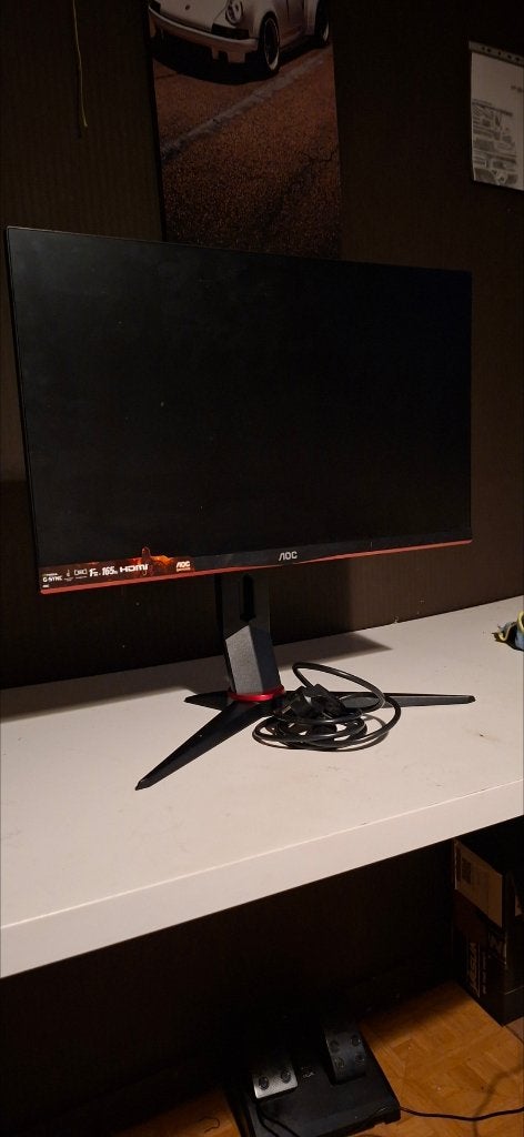Gaming scherm +stuur, Computers en Software, Monitoren, AOC, 151 t/m 200 Hz, In hoogte verstelbaar, Ophalen