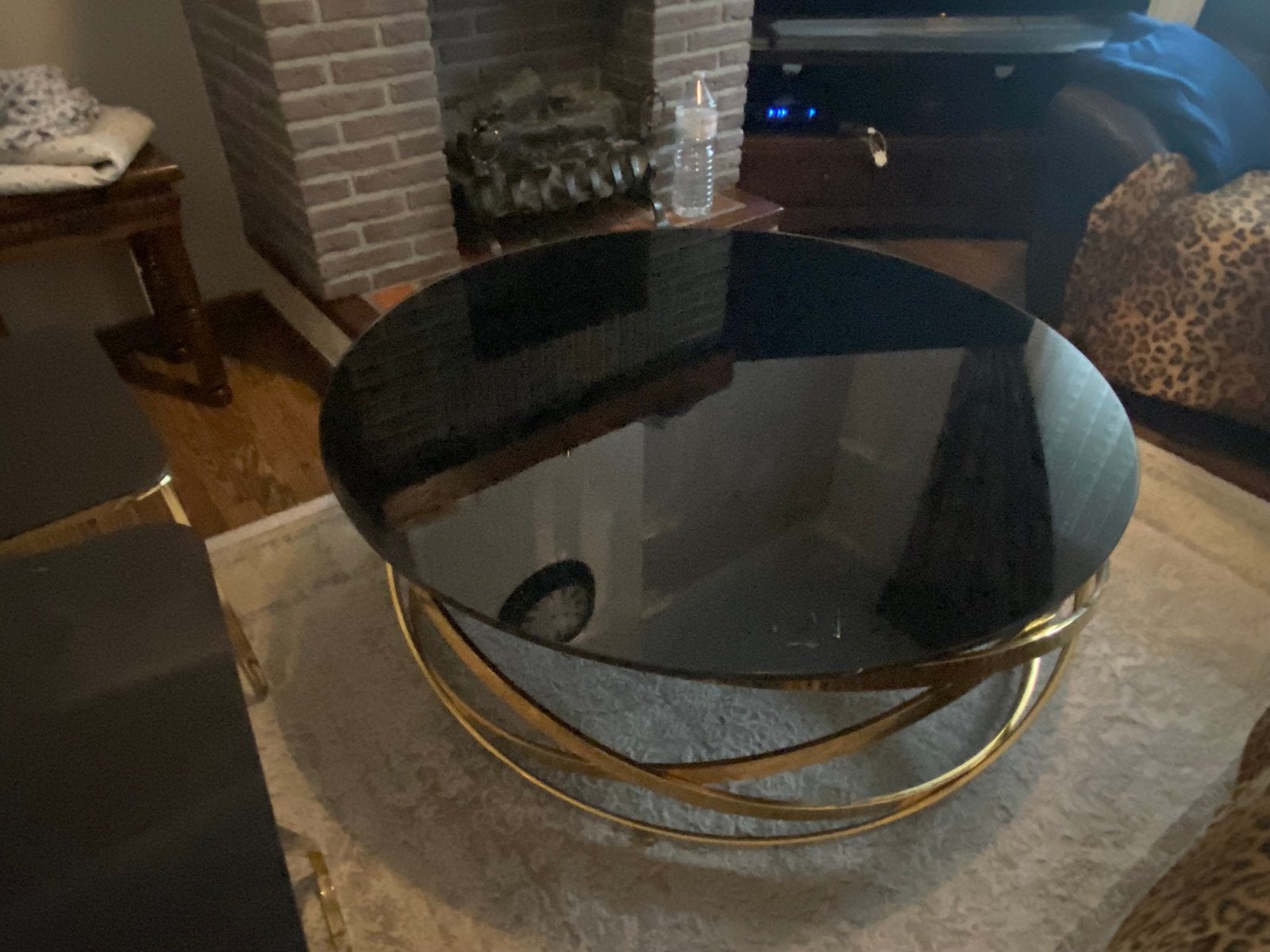 Prachtige tafel en bij tafeltjes, Ophalen, Gebruikt, 150 tot 200 cm, Rond