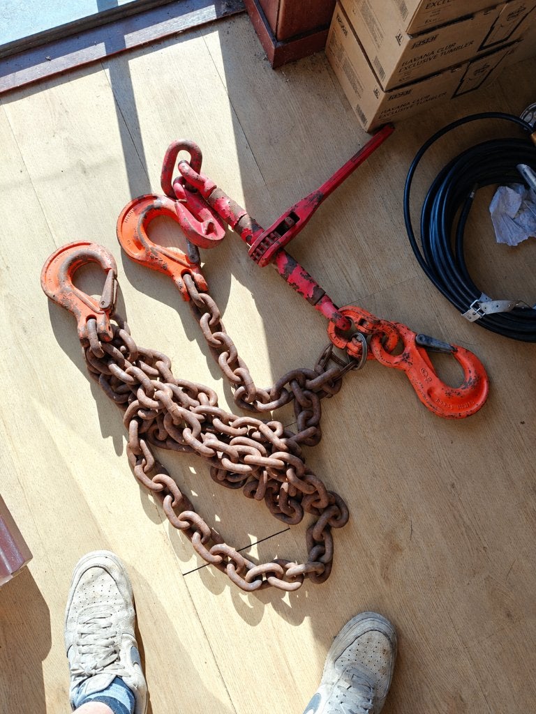 4 set Spanketting + ratel 13mm, Autos : Divers, Enlèvement, Comme neuf