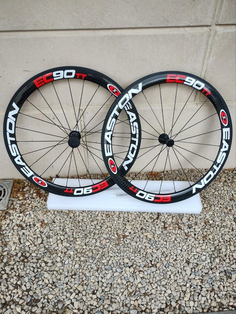Carbon wielset voor velgremmen met Campagnolo body!, Ophalen of Verzenden, Wiel, Carbon