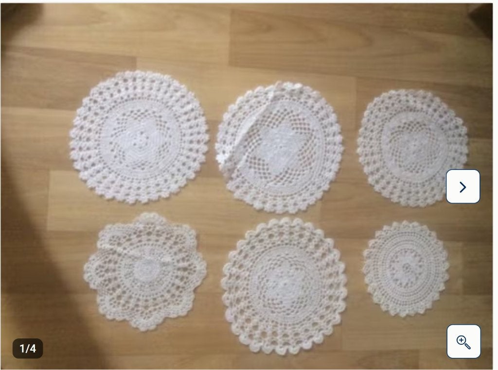 6 sierdoekjes, Ophalen of Verzenden