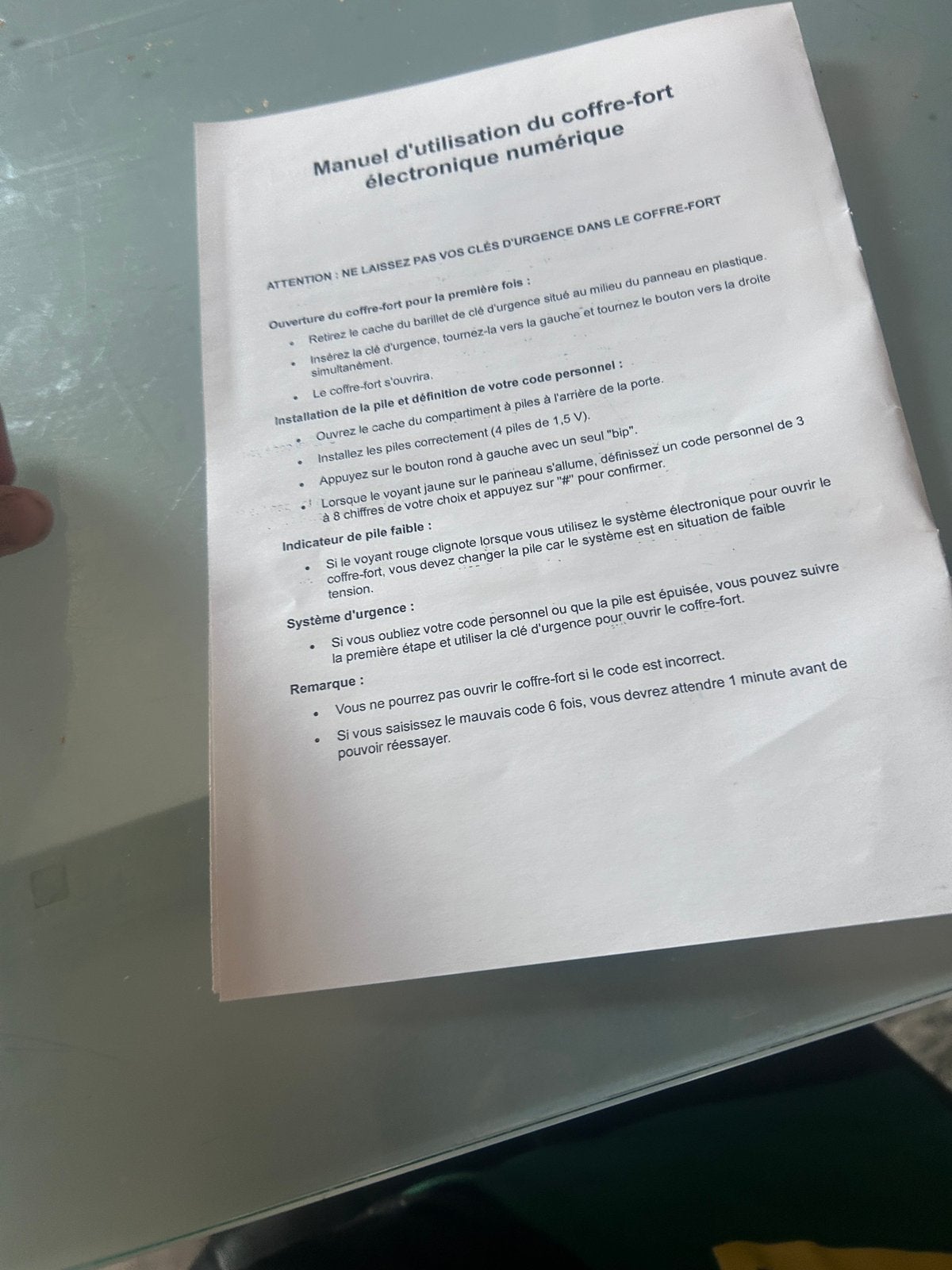Un coffre fort, Enlèvement ou Envoi, Neuf, Coffre-fort