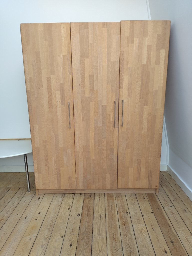 Armoire en hêtre massif naturel, Enlèvement, Utilisé, 180 cm ou plus, 100 cm ou plus