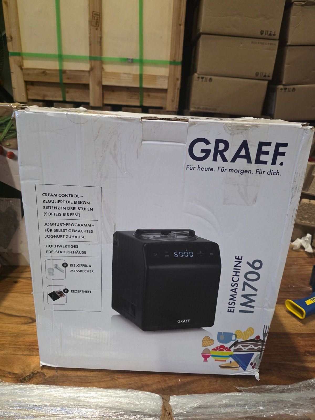 Sorbetière GRAEF, Comme neuf, Auto-congélation