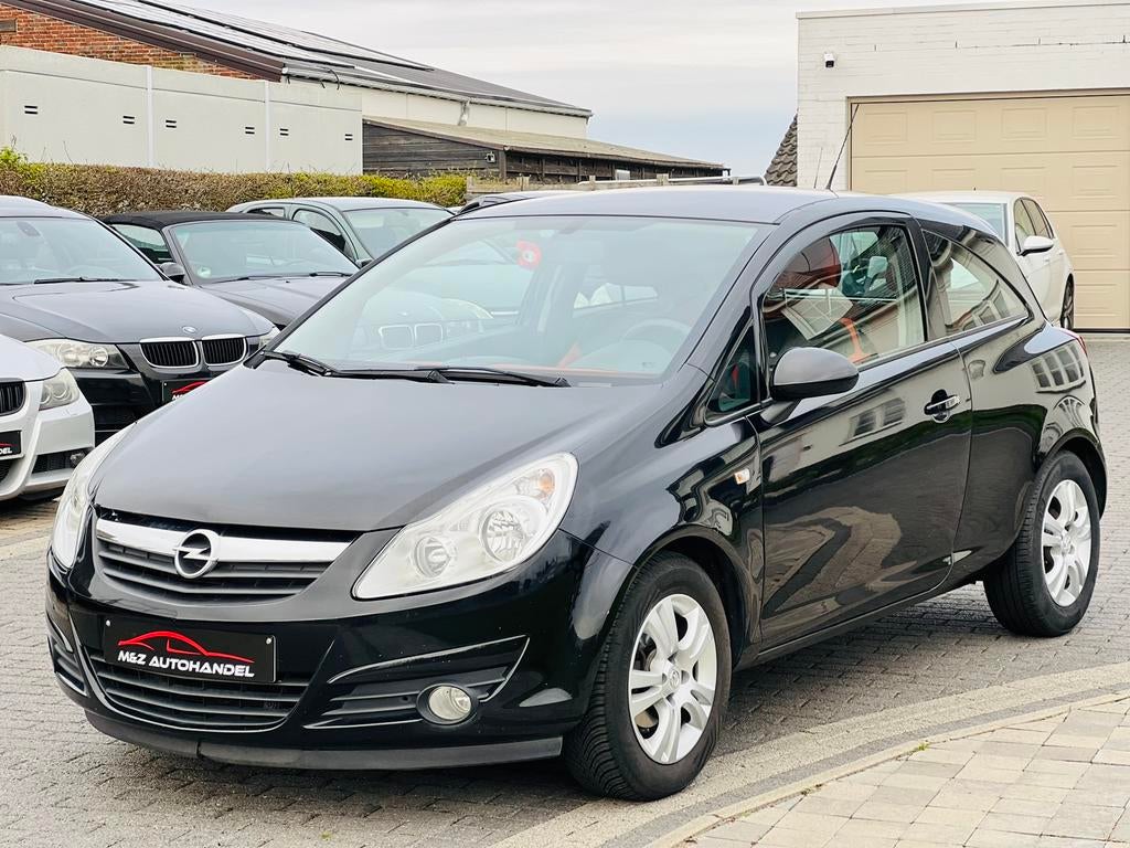 Opel Corsa 1.2i Benzine * Lez ok * Airco * 2009 * 1 ste eign, Zwart, Bedrijf, Handgeschakeld, 59 kW