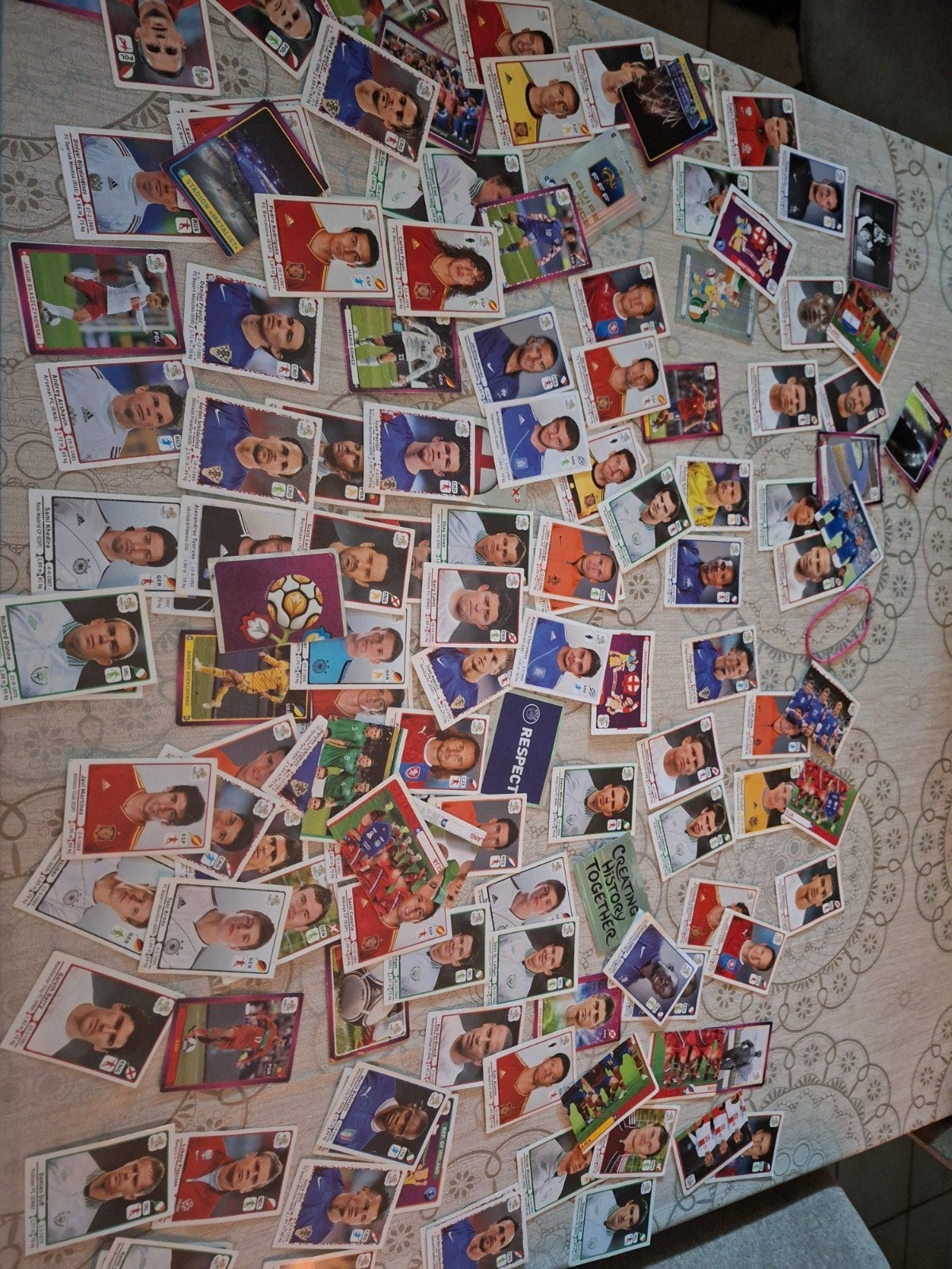 Panini stickers van  eufa euro 2012, Ophalen