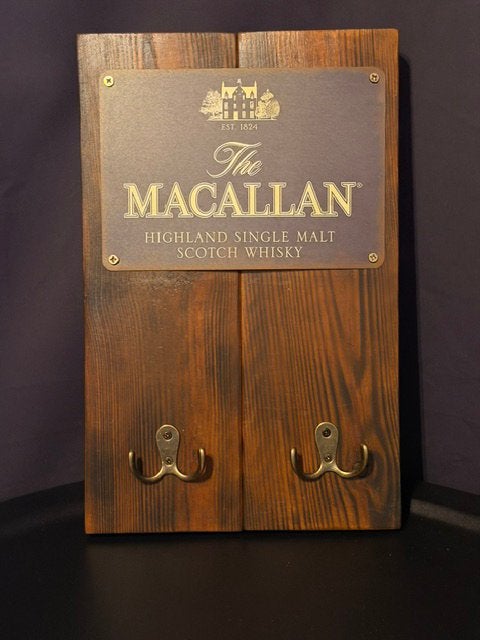 Sleutelplaat Macallan, Huis en Inrichting, Woonaccessoires | Wanddecoraties, Nieuw, Decoratieobject, Overige stijlen, Bruin, Hout