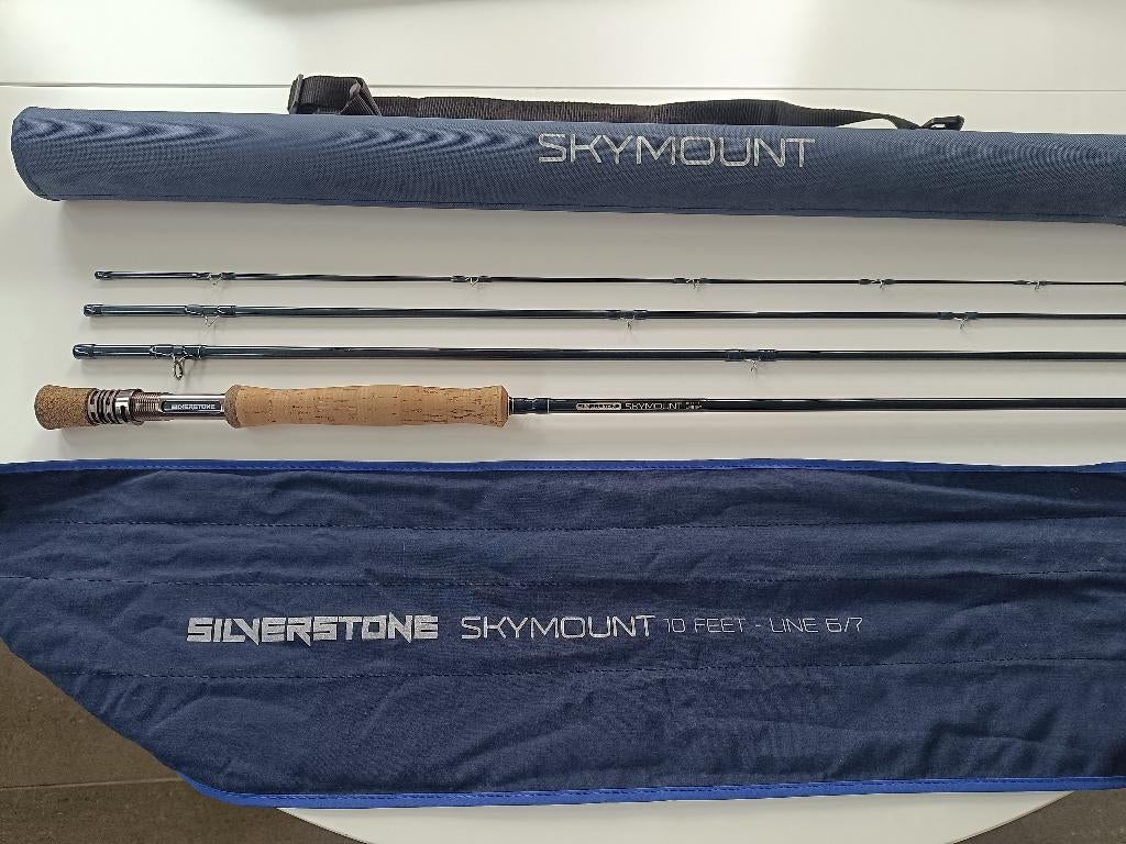 Canne à mouche SILVERSTONE SKYMOUNT 10' Soie 6/7 (4 brins), Sports nautiques & Bateaux, Pêche à la ligne | Pêche à la mouche, Enlèvement