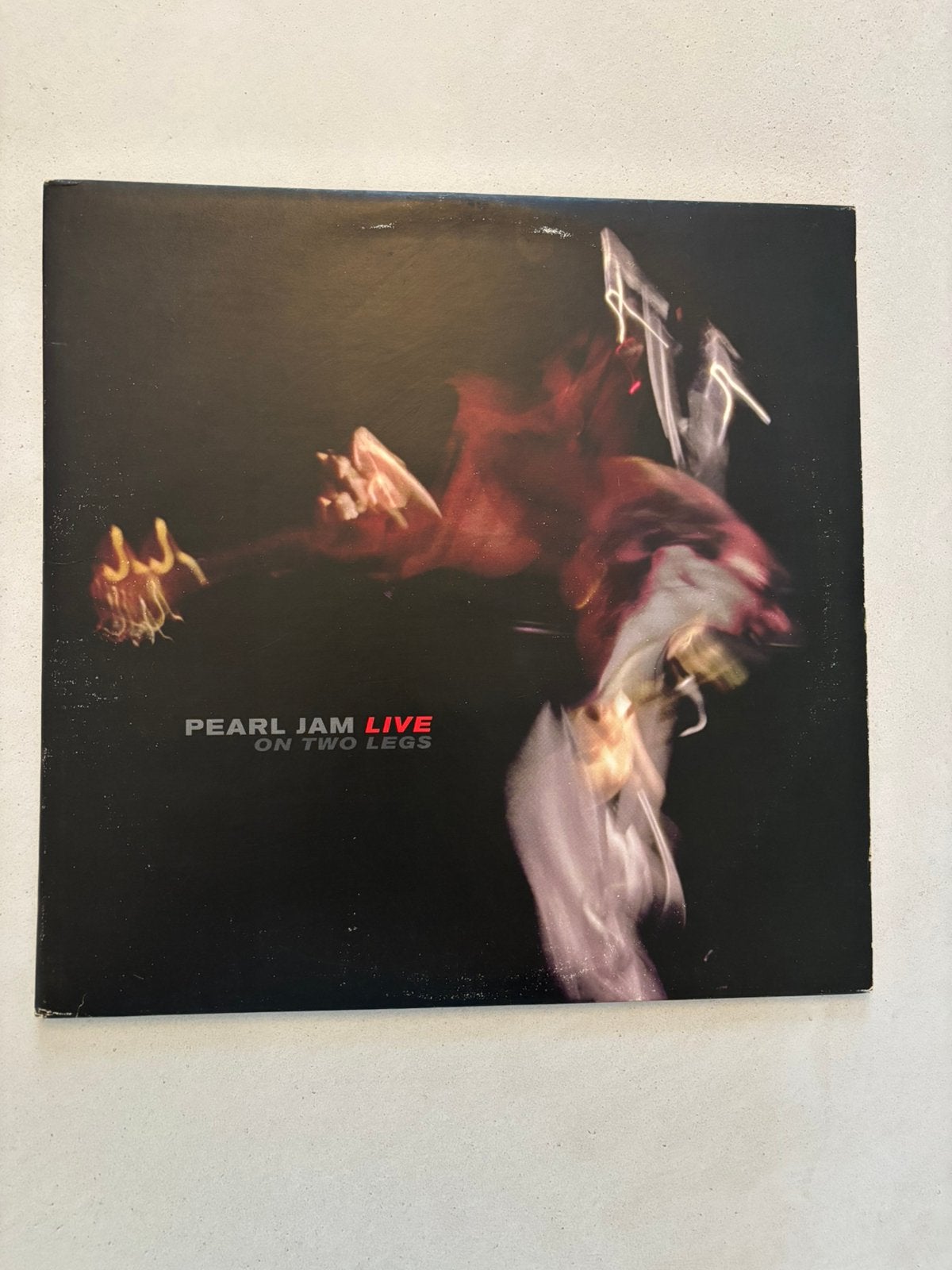 Lp 1998 pearl jam - live in two legs vinyl vg+, Cd's en Dvd's, Vinyl | Rock, Ophalen of Verzenden, Zo goed als nieuw