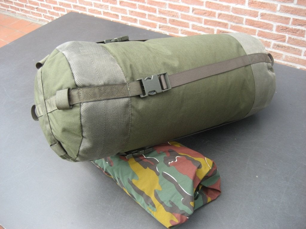 Sac de compression pour sac de couchage de l'armée belge, Enlèvement ou Envoi, Armée de terre, Autres types