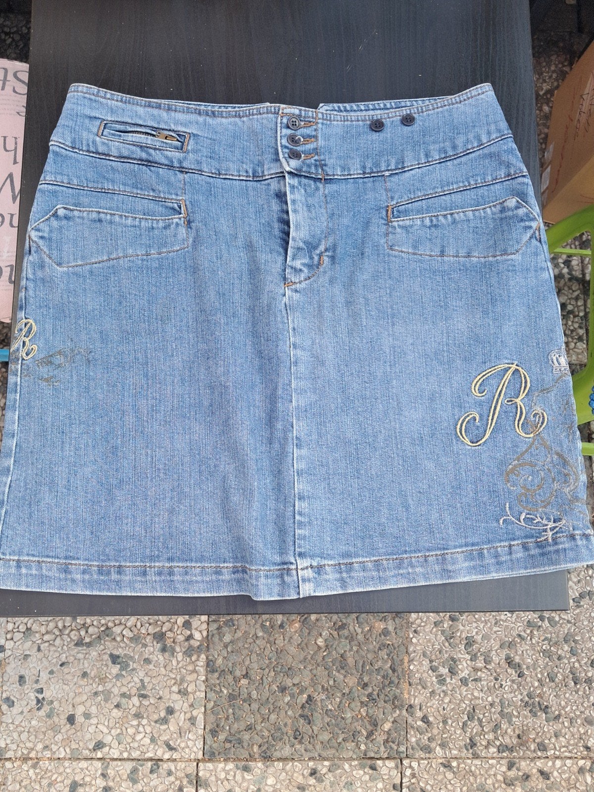 Spijkerrok, Kleding | Dames, Ophalen of Verzenden, Maat 42/44 (L)