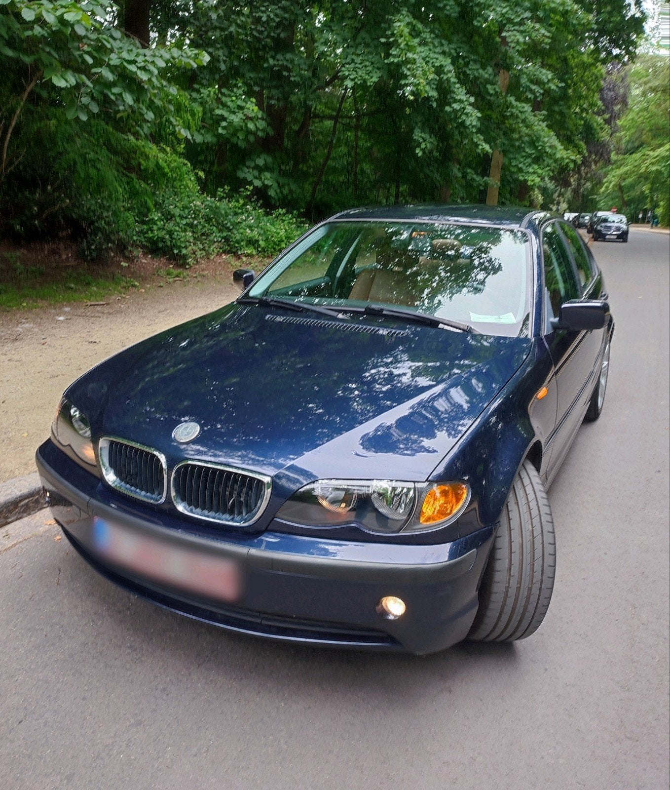 BMW 318i E46 2.0 essence, manuelle, cuir, airco, Facelift, Auto's, Achterwielaandrijving, 1995 cc, Beige, 4 cilinders