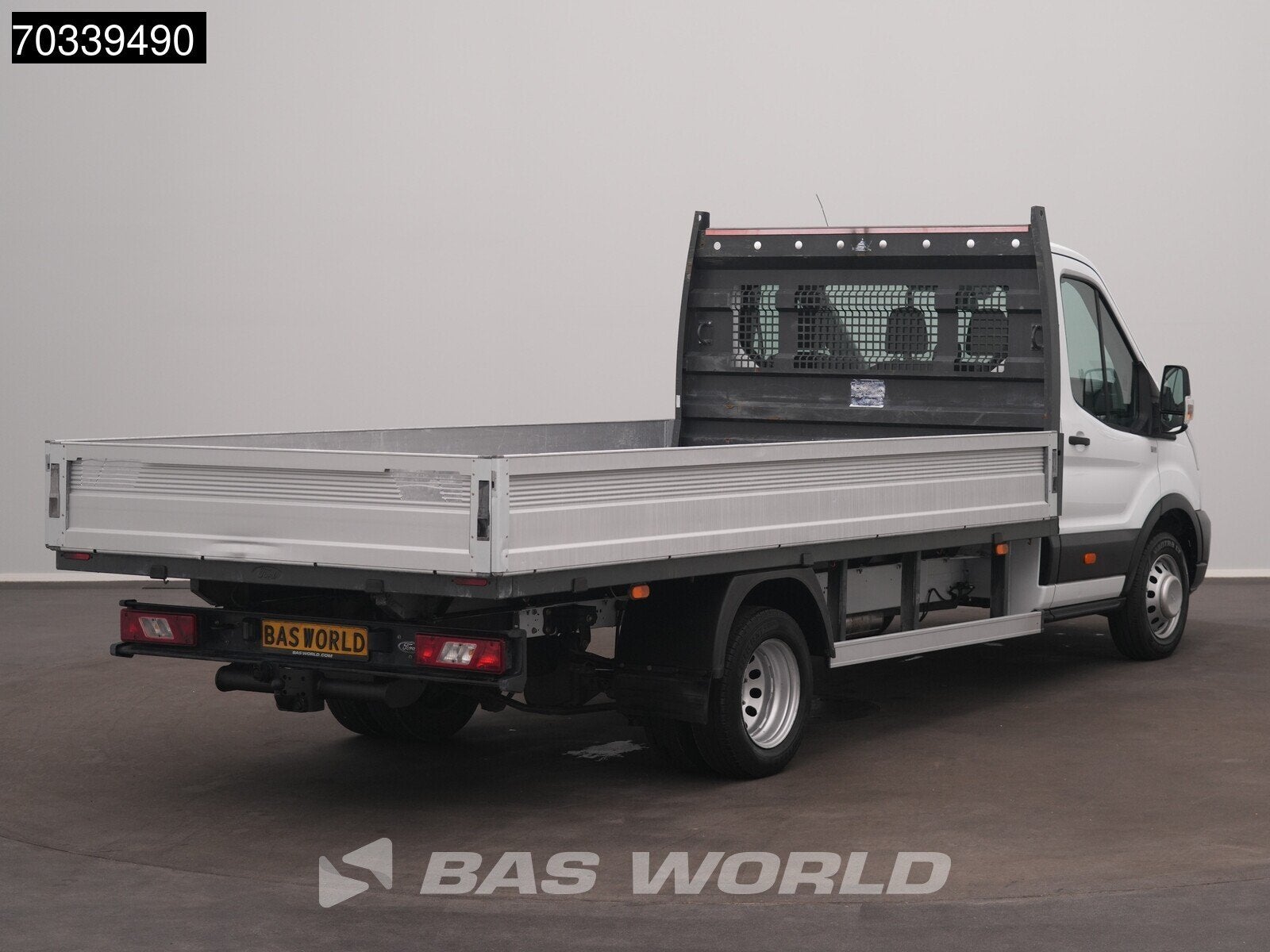 Ford Transit 170pk Open Laadbak Dubbellucht Airco Trekhaak V, 2700 kg, Stof, Euro 6, 4 cilinders