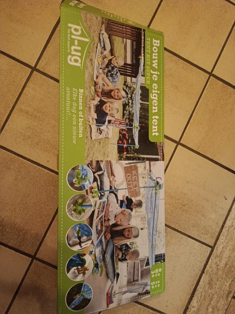 Pl-ug tent kit super, Ophalen, 10 tot 50 stukjes, Zo goed als nieuw, 4 tot 6 jaar