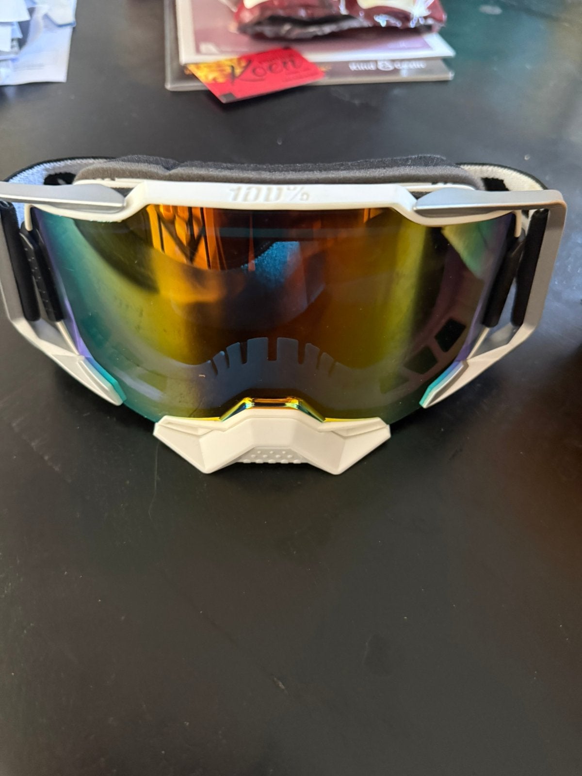 Ski/motor bril, Ophalen