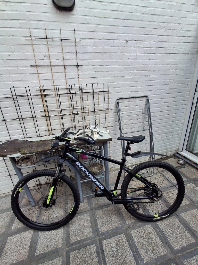 Rockrider st 530 sport trail fiets + accessoires, Ophalen, Zo goed als nieuw, Heren, Overige merken