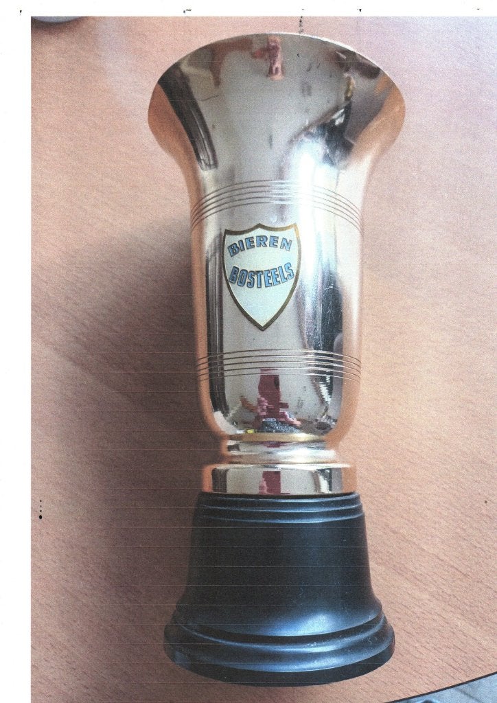 BROUWERIJ BOSTEELS OUDE TROFEE BEKER, Ophalen of Verzenden, Zo goed als nieuw, Overige typen