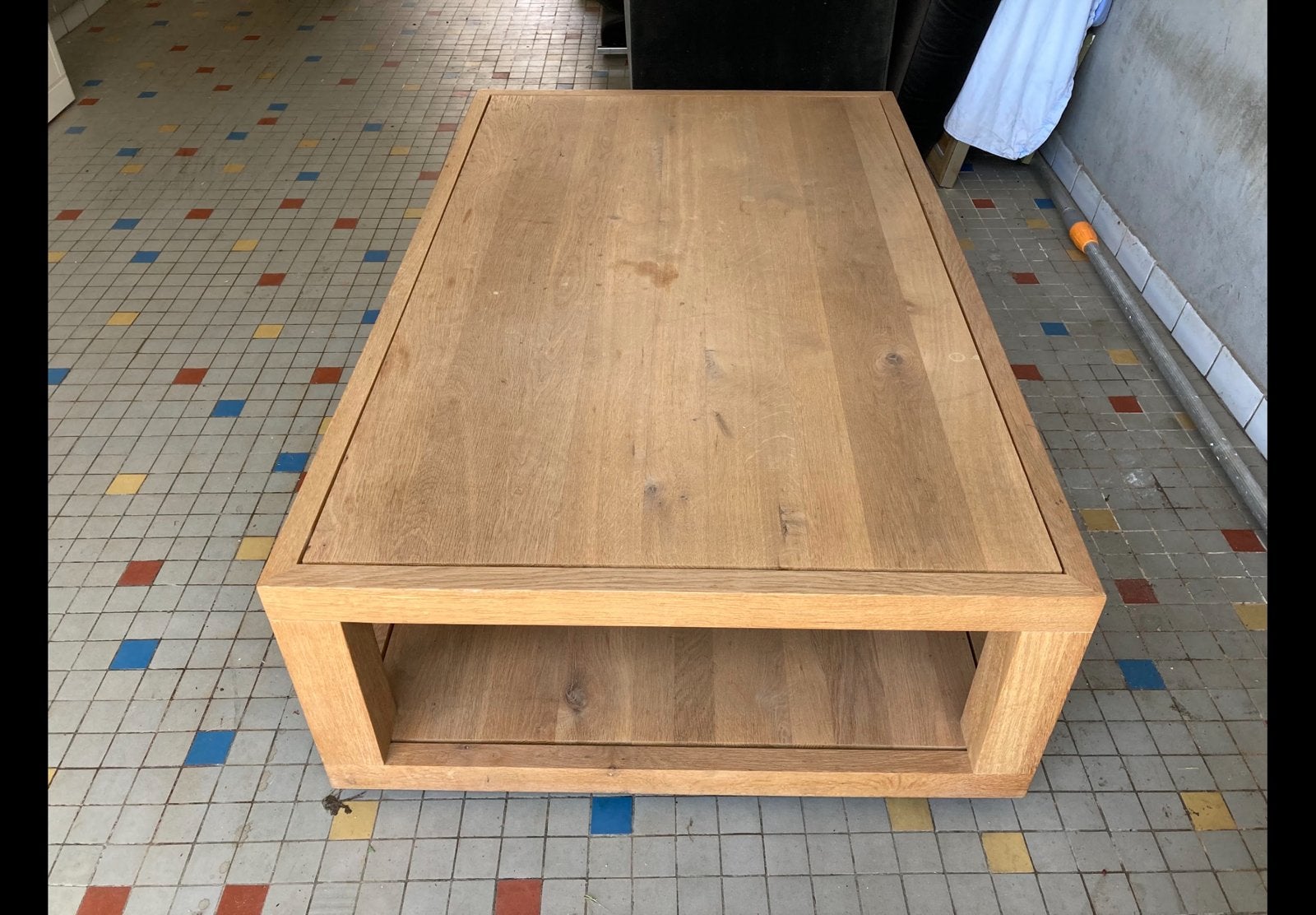 Massieve salontafel, 50 à 100 cm, Enlèvement, Utilisé, 50 à 100 cm
