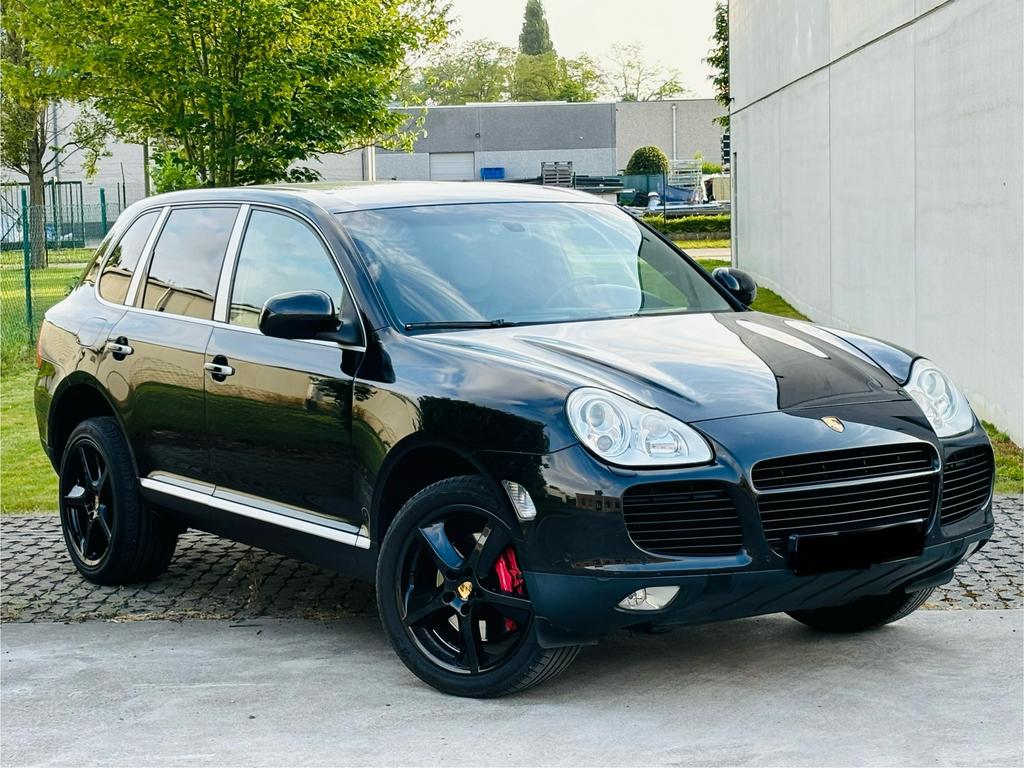 PORSCHE CAYENNE 4.5 TURBO LICHT VRACHT GEKEURD 150000KM, Achat, Entretenue par le concessionnaire, Noir, 5 portes