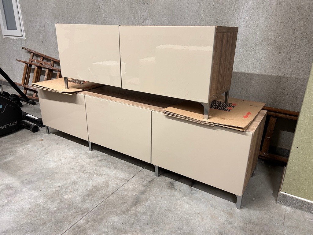 tv meubel, Ophalen, Gebruikt, 150 tot 200 cm, Minder dan 100 cm
