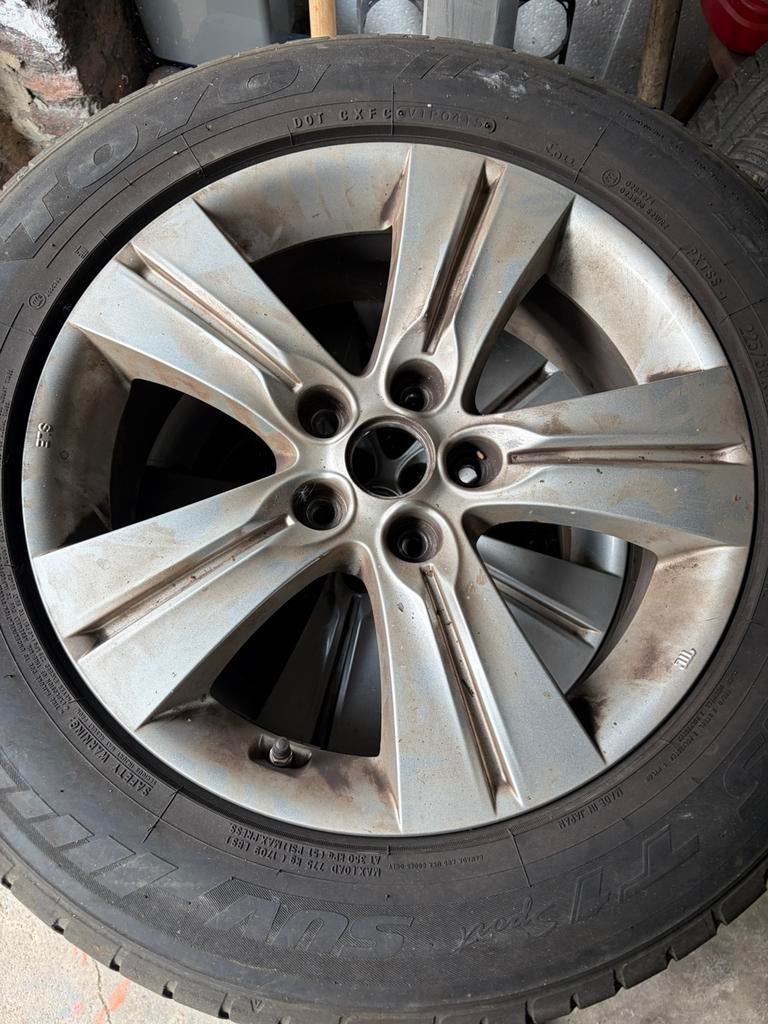 Jantes kia sportage + pneus hiver 200€, Enlèvement, Pneus hiver, Pneu(s)