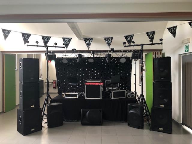 Volledige Disco-Bar met lichtinstallatie, Ophalen, Gebruikt